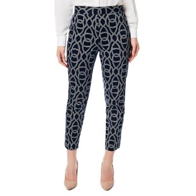 Rope print trousers